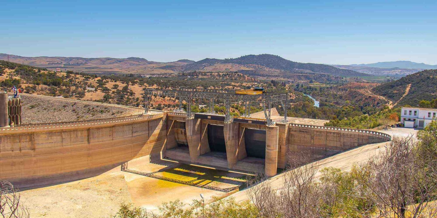 Sidi Salem Dam in Tunesie
