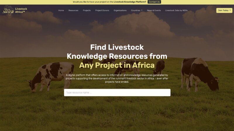 Livestock.Africa: A Game Changer for African Livestock Information Sharing