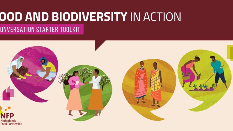 Championing biodiversity and food systems linkages: sparking conversations with your colleagues and partners
