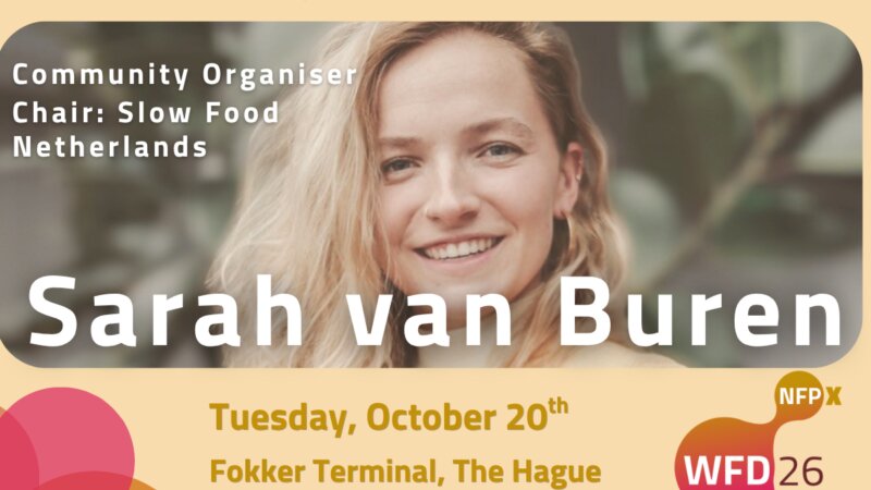 Intergenerational Dialogue in Action: Sarah van Buren Joins WFD26 as Youth co-Moderator