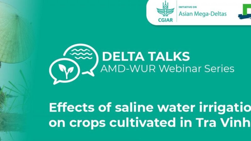 Delta Talks: Effects of saline irrigation on crops cultivated in Tra Vinh, Vietnam