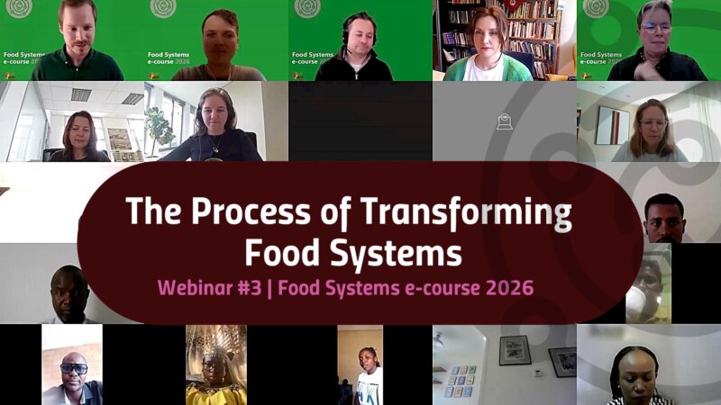 Transforming Food Systems: From Local Realities to Global Change (Video)