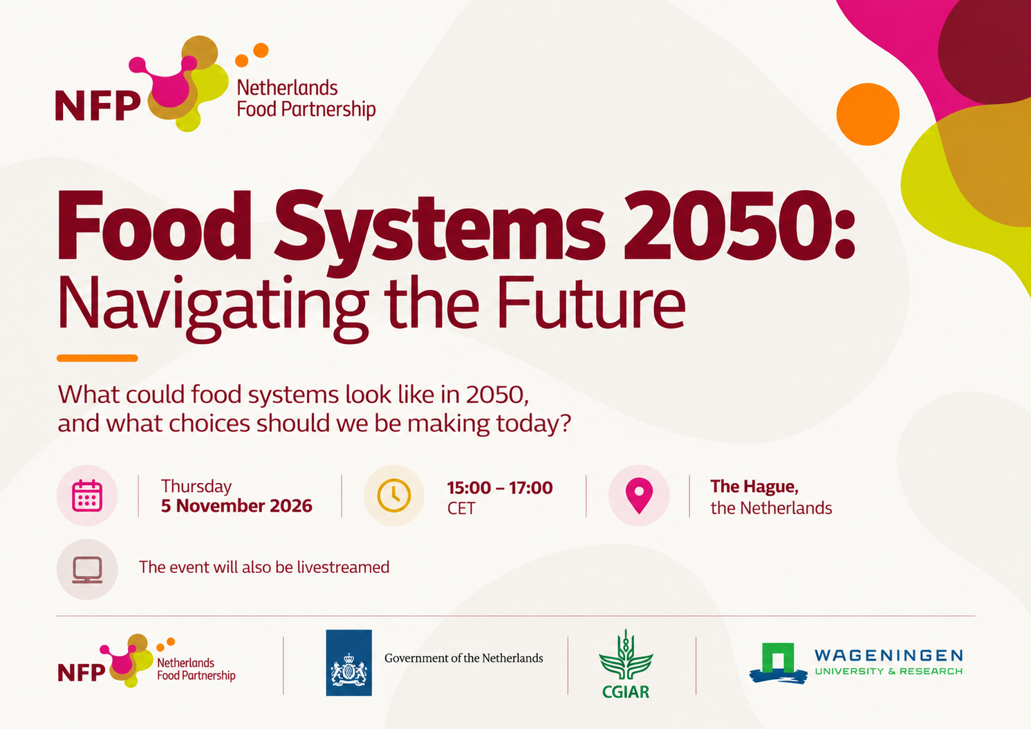 Food Systems 2050 Event Poster 3