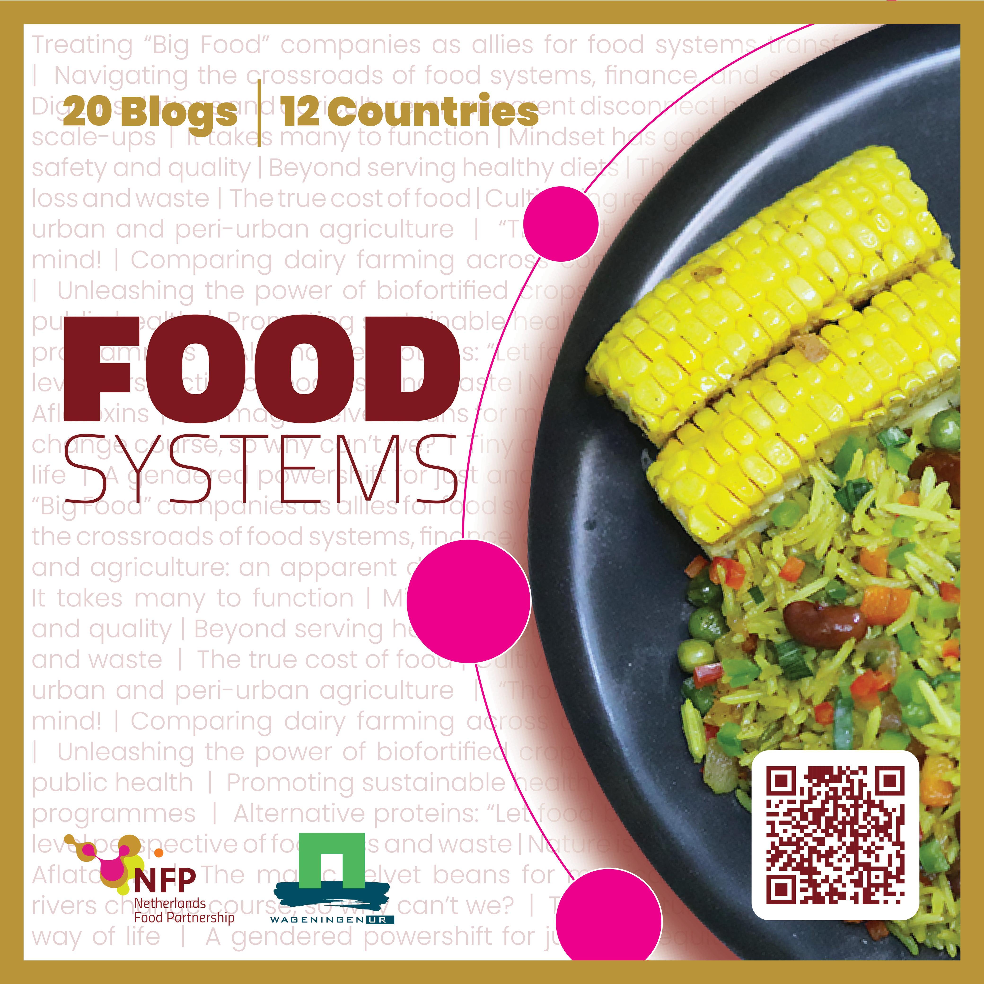 20 blogs on food systems for SEO